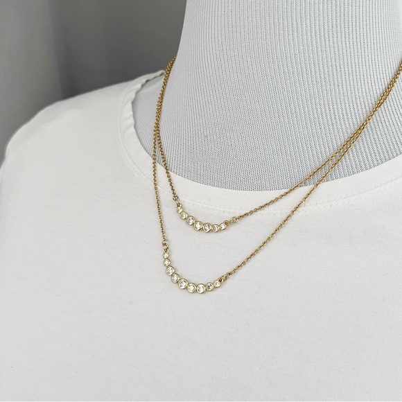 Kate Spade Layered Crystal Necklace - Picture 3 of 6